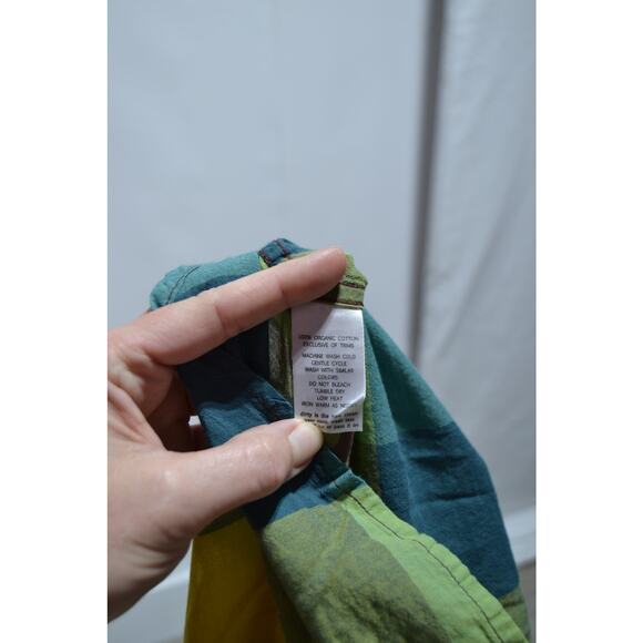 Toad & Co Woman's Plaid Button-Down Tank Top Size Small - Picture 5 of 7